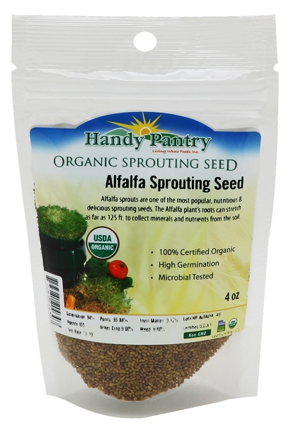 A-37 4 oz Alfalfa Sprouting Seeds -  Handy Pantry