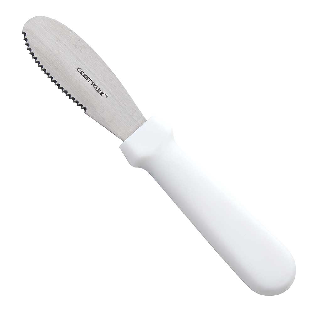 Picture of Crestware PHSS63 6 in. White Plastic Handle Spreader