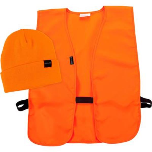 1301915 Stocking Cap & Vest Combo Blaze, Orange - Medium & Extra Large