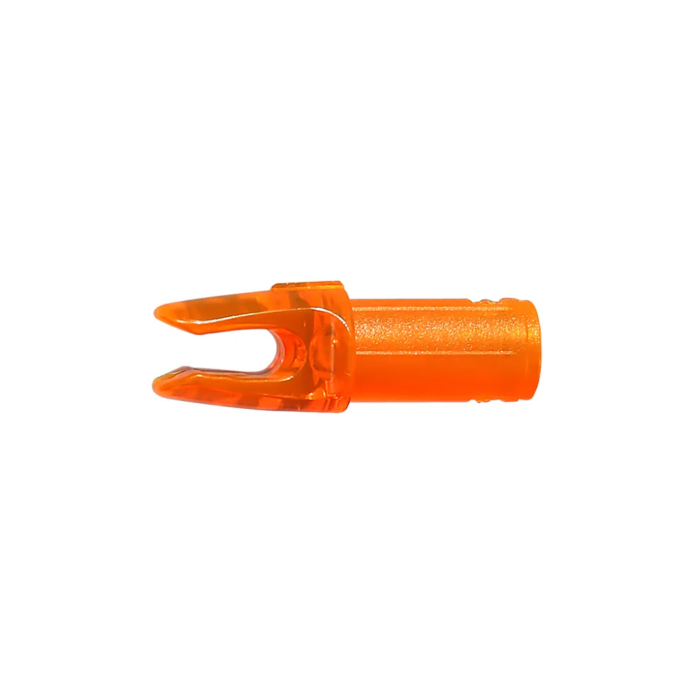 1004357 6.5 mm Microlite Super Nocks - Orange - Size 0.244 - Pack of 12