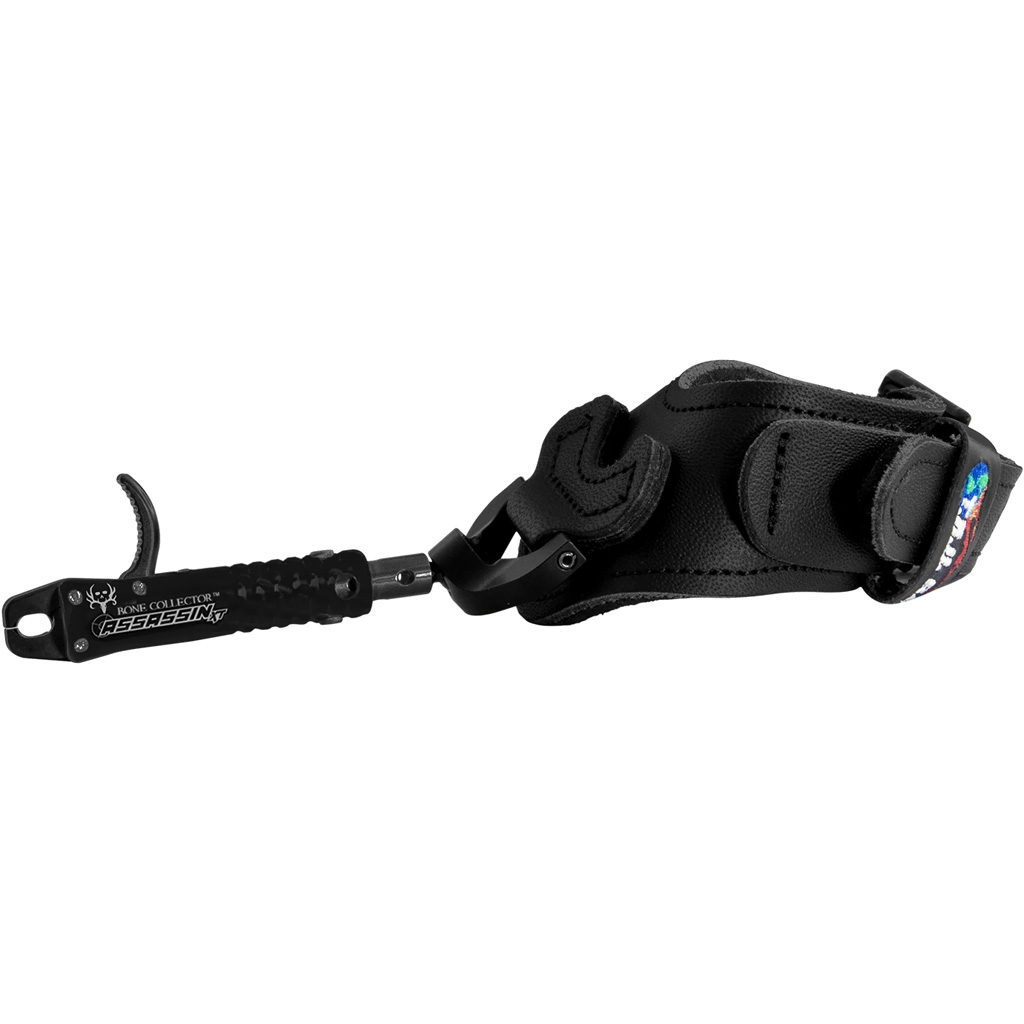 TRU Ball 1408213 Bone Collector Assassin XT Release with Cloth Hook & Eye, Black - Extra Large