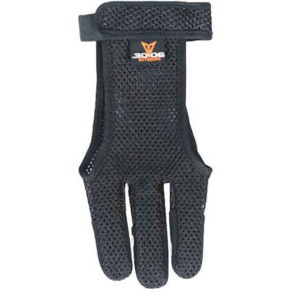 1501861 Mesh 3 Finger Shooting Glove - Black - Large