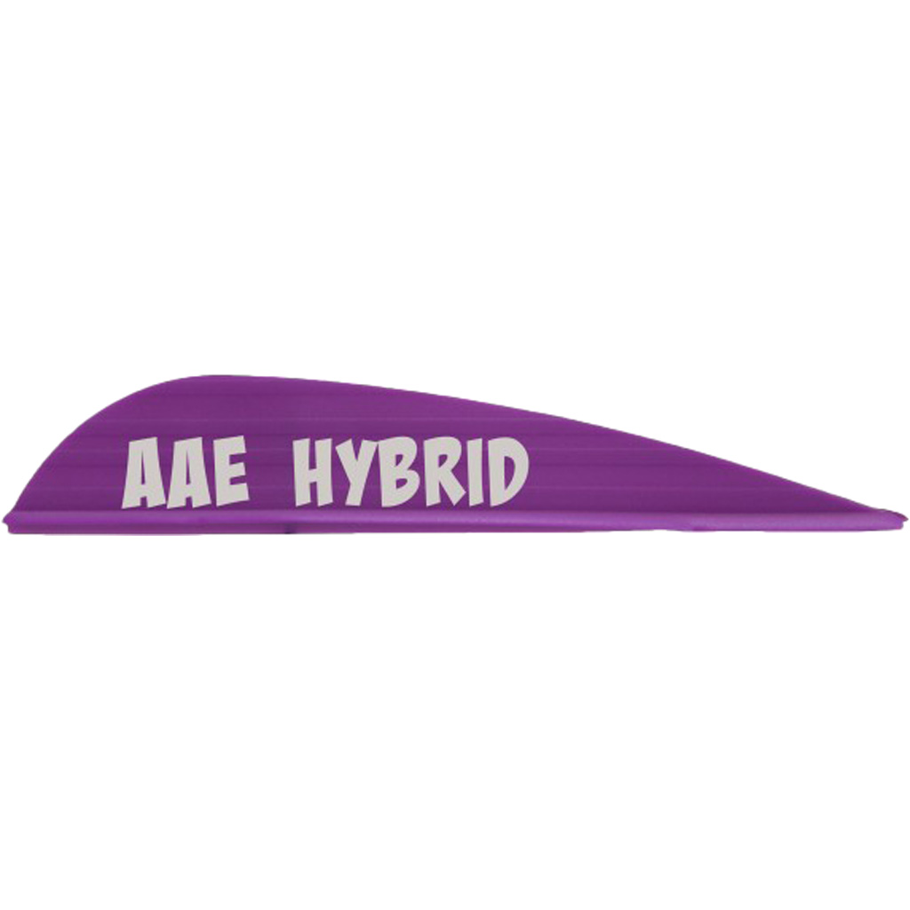 Picture of AAE 1005595 Hybrid 26 Archery Arrow Fletching Vanes&#44; Purple - Pack of 50
