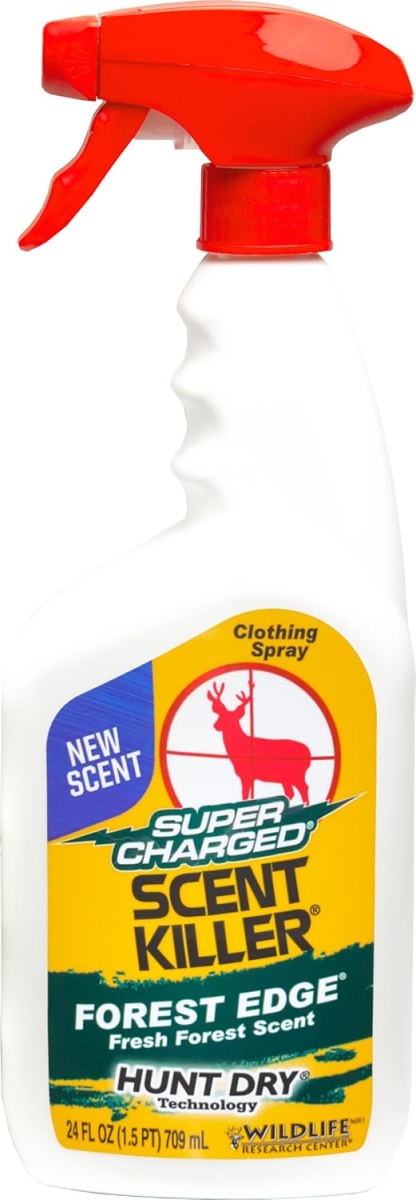 Wildlife Research 1302139 24 fl oz Super Charged Scent Killer Forest Edge Spray - Yellow