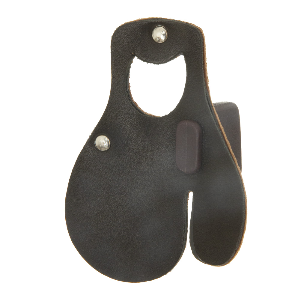 October Mountain 1601392 Right Hand Leather Tab, Black - Large