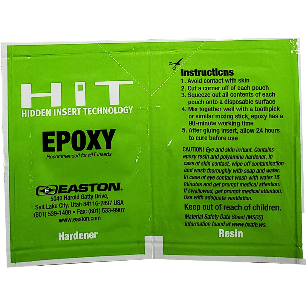 1005285 HIT Epoxy Adhesive Pouch, Black - Pack of 3