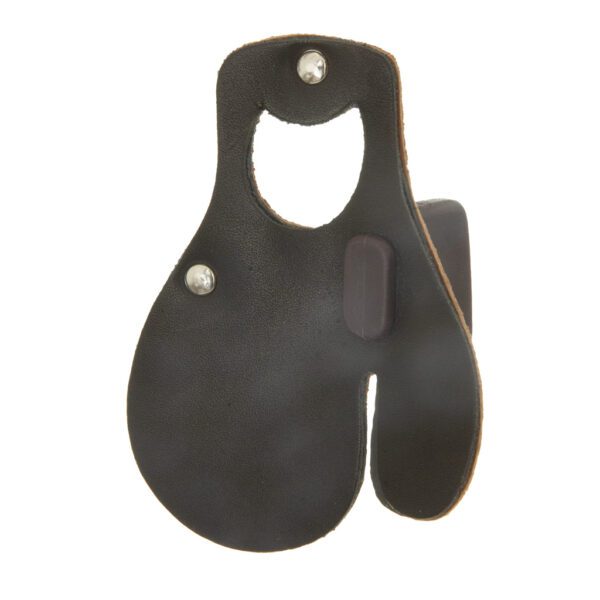 October Mountain 1601391 Leather Tab, Black - Medium - Right Hand
