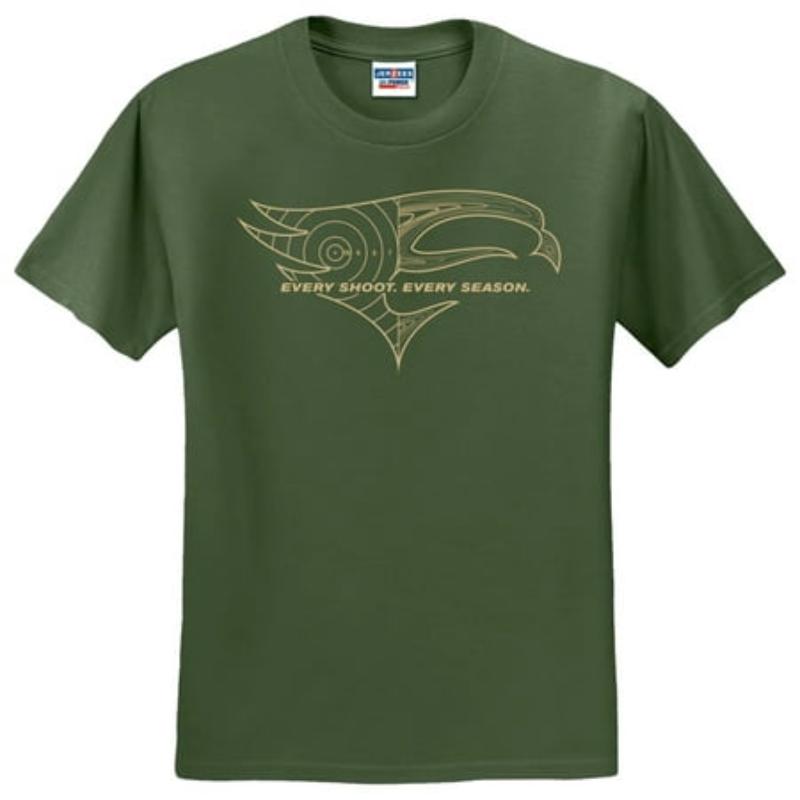 1601412 Green Every Shoot Every Season Premium T-Shirt, Medium