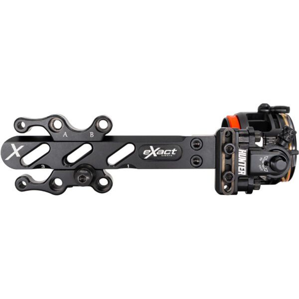 1502034 Black Exact Hunter Dovetail Sight, 4 Pin - 0.019 in. - Right Hand
