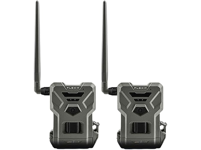 Spypoint Flex M Twin Pack 28 Megapixel Cellular Trail Cameras with Dual-Sim