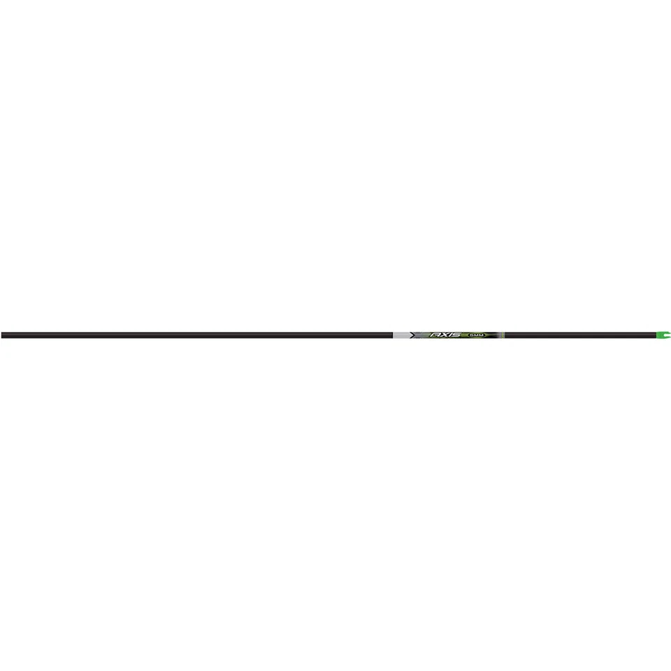 E211400 5 mm Axis Shafts with Half Outs 400, Black - 1 Dozen