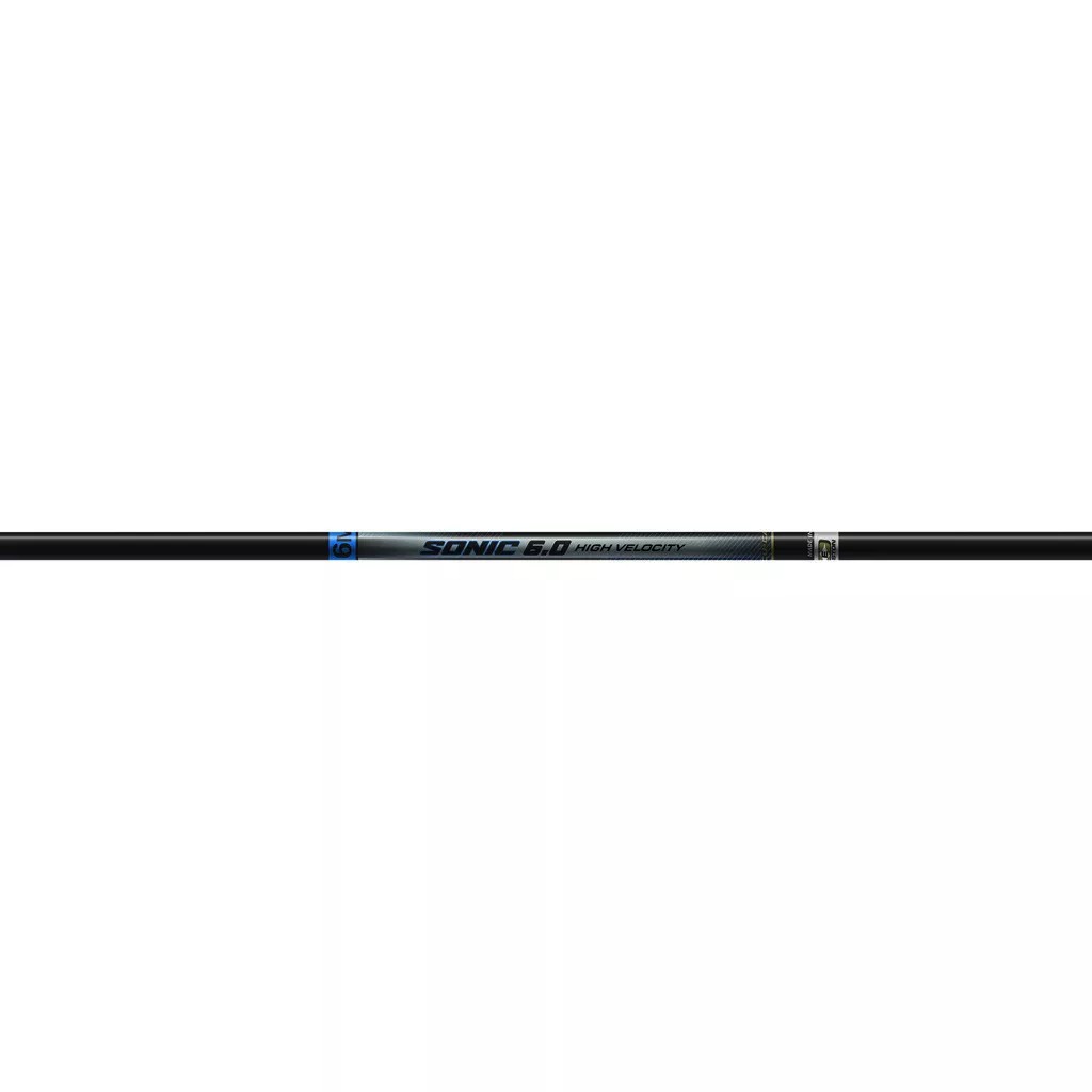 E201340 Sonic 6.0 Shafts, Black - Size 340 - Set of 12