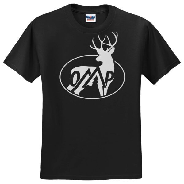 October Mountain 1601421 Bucks T-Shirt, Black - Large