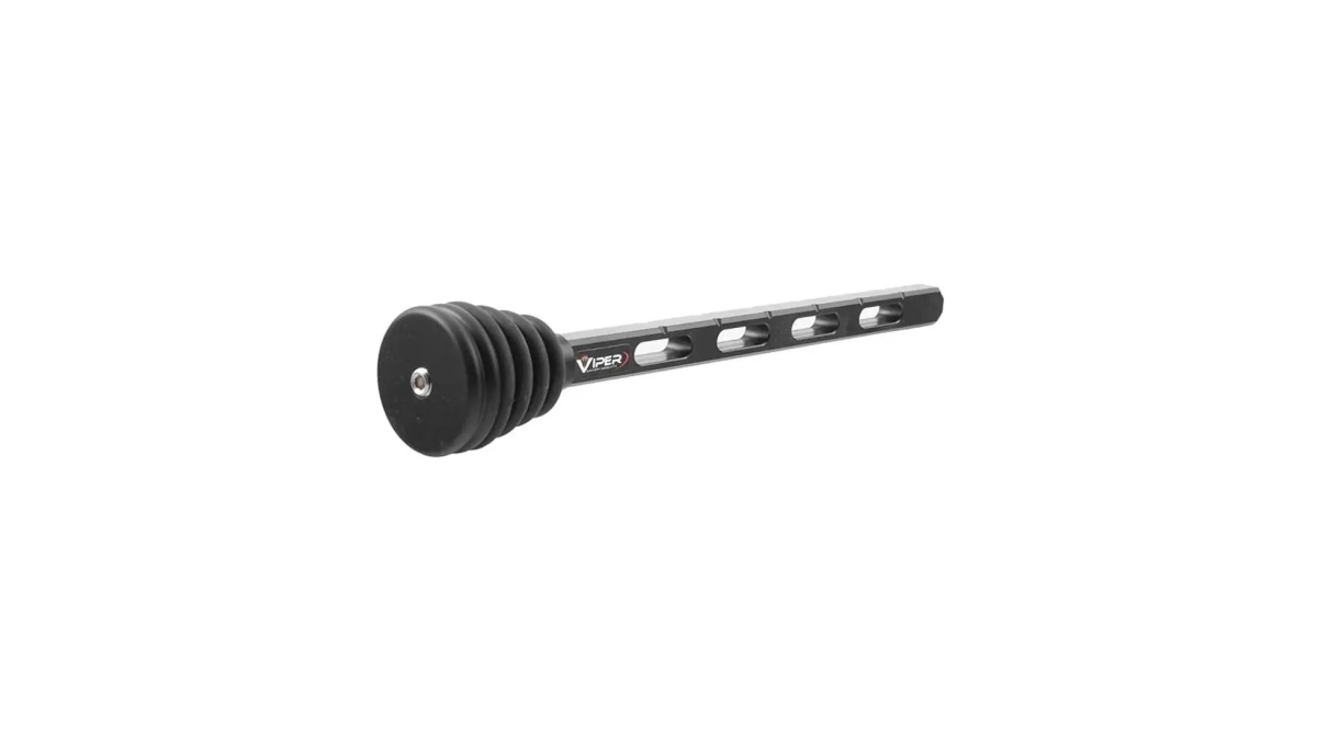 1601553 8 in. Dovetail Stabilizer with 4 oz Weight, Black - Fits Mathews