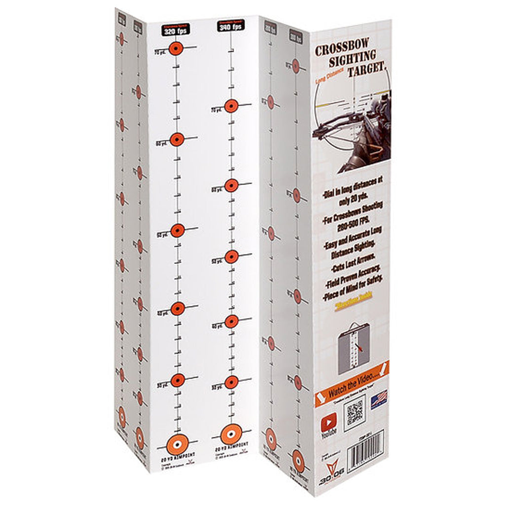 1501871 Crossbow Sighting Target, White