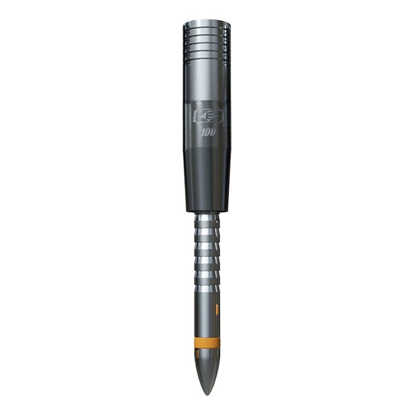 1005268 Black 4 mm Match Grade Half Outs, No.4 Size - 100 Grain - Titanium & Stainless - Pack of 6