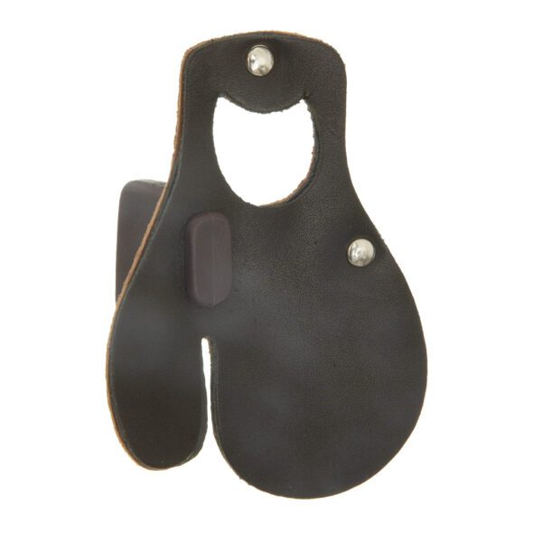 October Mountain 1601389 Leather Tab - Black - Large - Left Hand