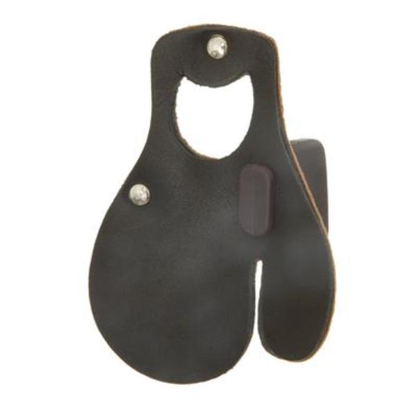 October Mountain 1601390 Leather Tab Small Right Hand, Black