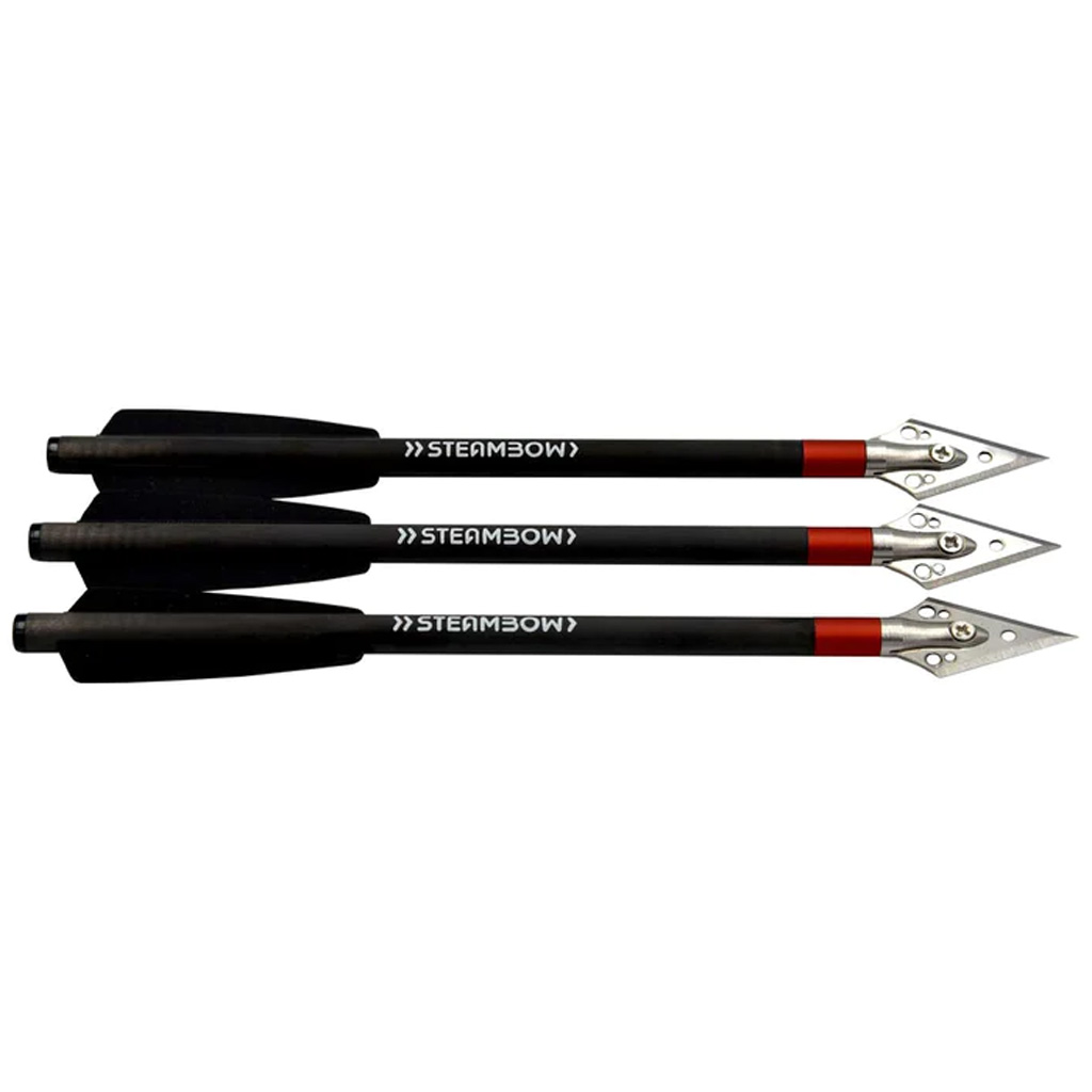 1005846 Light Broadhead Arrows, Black - Pack of 3