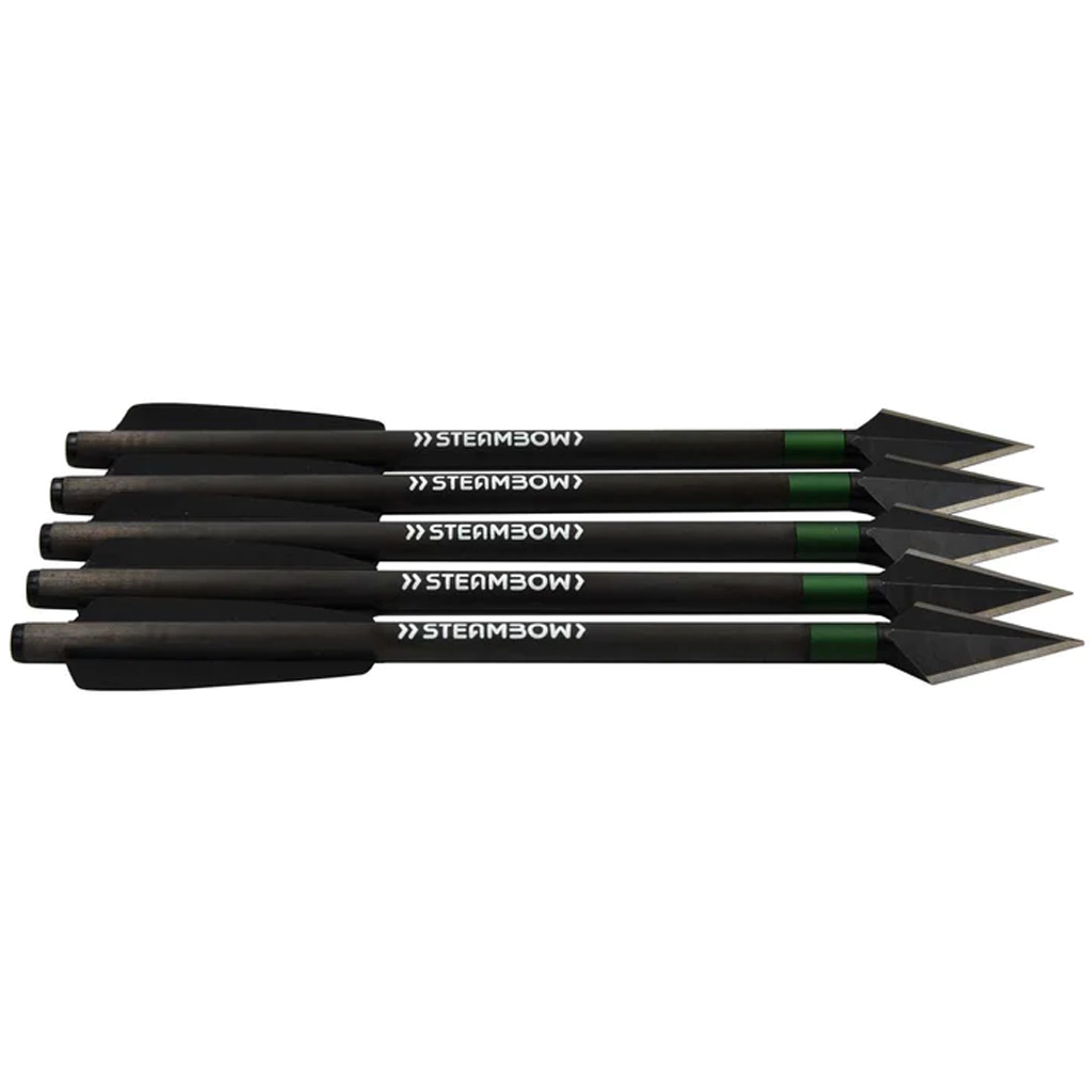 1005847 6.2 x 162 mm Light Warbolts, Black - Pack of 5