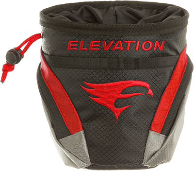 October Mountain 13164 Elevation Core Release Pouch, Black & Red
