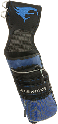 October Mountain 13172 Elevation Nerve Field Quiver, Black & Blue - Right Hand