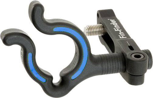 Picture of Fin Finder F81323 Right & Left Hand Current Bowfishing Rest - Black
