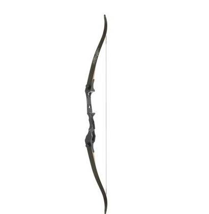 81413 58 in. Bank Runner Recurve, 20 lbs - Right Hand - Black