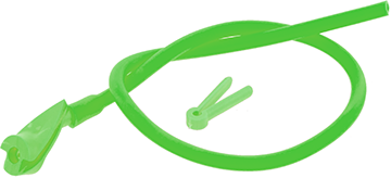 81159 0.18 in. In-Line Peep, Flo Green