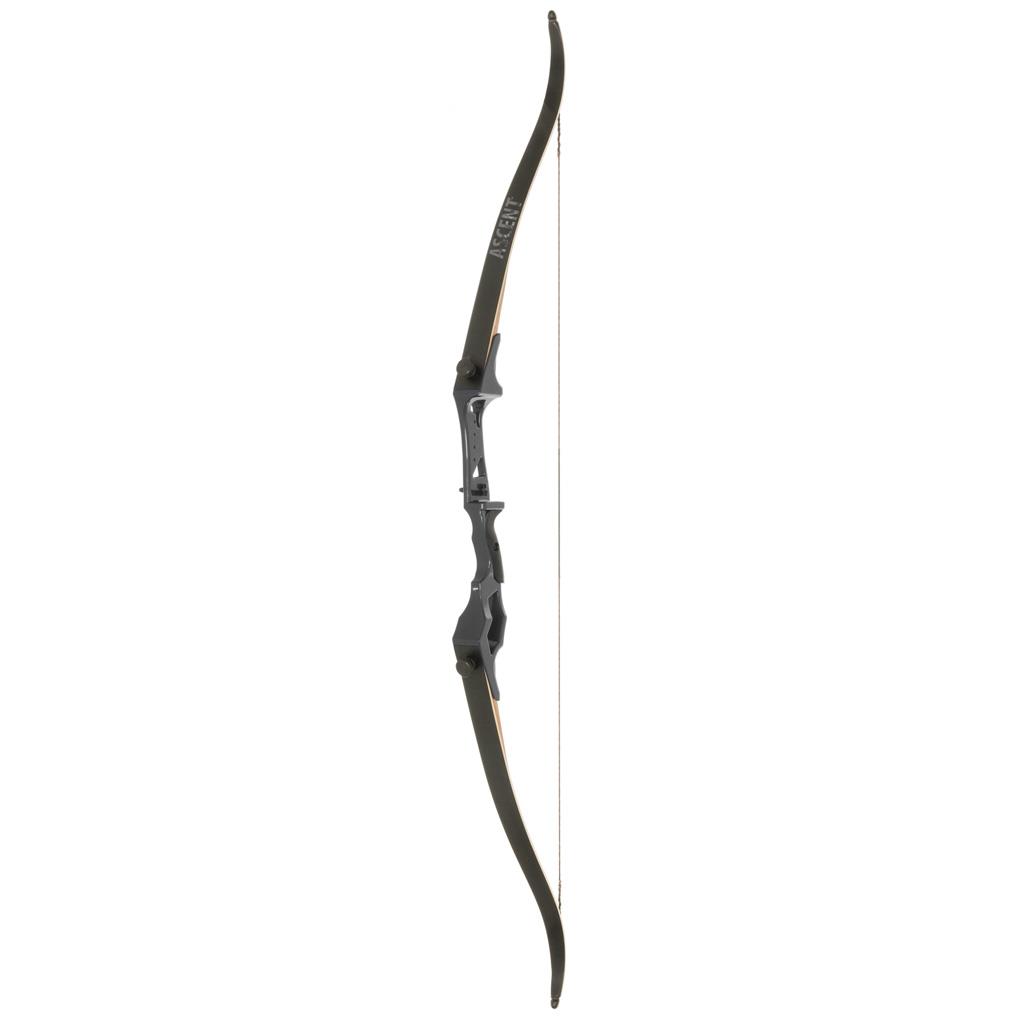 OMP81559 58 in. Ascent Right Hand Recurve Bow, Black - 20 lbs