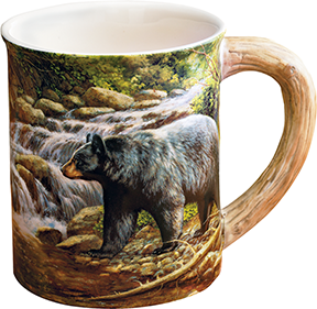 66130 Shadow of the Forest Bear Sculpted Mug, Assorted Color