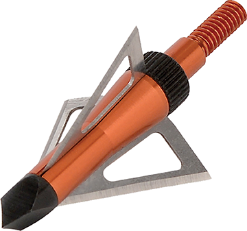1401210 100 Grain Orange & Silver Main Artery Broadhead, Pack of 3