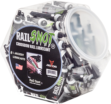 78081 Black & White Rail Snot Crossbow Rail Lube Counter Display, 72 Count