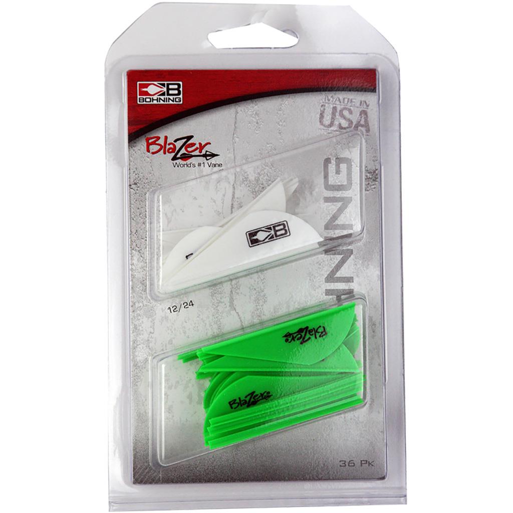 1402692 Blazer Vane Combo, White & Neon Green - Pack of 36