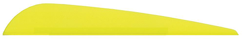 67531 4 in. Bronco Vanes, Neon Yellow - Pack of 100
