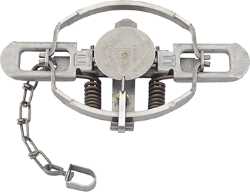 31461 No.3 Silver Coil Spring Trap Offset Jaw