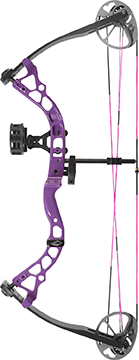 Picture of Diamond Archery DIA1324 12-24 in. Right Hand Atomic Bow Package&#44; Purple