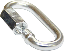 78811 0.187 in. Silver Quick Links, Pack of 12