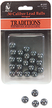 0.50 cal Grey Swaged Round Balls - Pack of 20