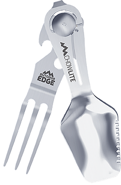 Picture of Outdoor Edge Cutlery 1001600 Chowlite with Fork & Spoon