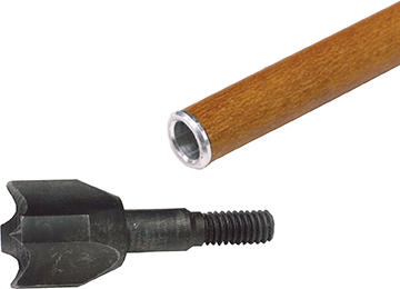 78651 125 Grain Black Screw-in Hammer Small Game Blunt - Pack of 3