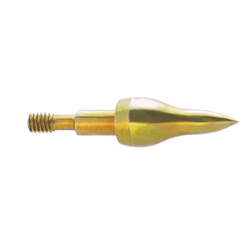 24205 0.26 in. Gold 100 Grain Combo Bulge Points, Pack of 12