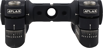 1201766 Double Atlas V-Bar, Matte Black