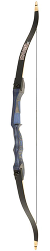 OMP2125425 54 in. 25 lbs. Explorer CE Recurve Bow with Right Hand, Blue