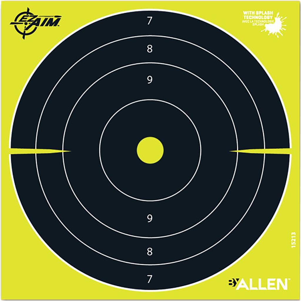 Picture of Allen 1403228 8 x 8 in. EzAim Splash Bullseye Paper Target&#44; Pack of 25