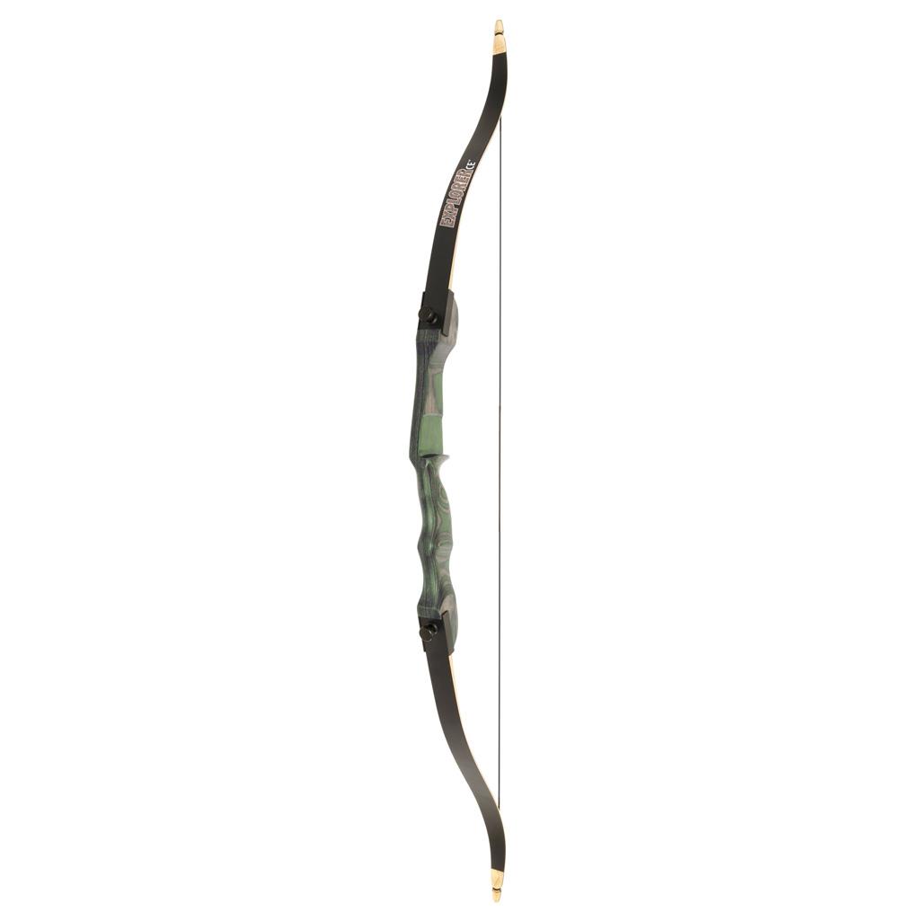 OMP2115415 54 in. 15 lbs Explorer CE Right Hand Green Recurve Bow