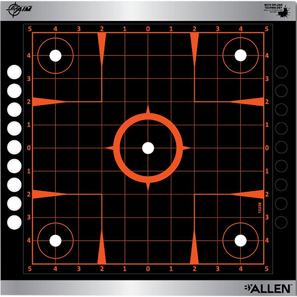 Picture of Allen 1403233 12 x 12 in. EzAim Sight-In Grid Adhesive Target&#44; Pack of 4