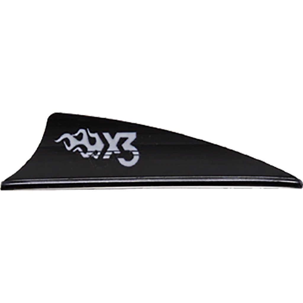 1402951 2.25 in. Black X3 Vane, Pack of 100