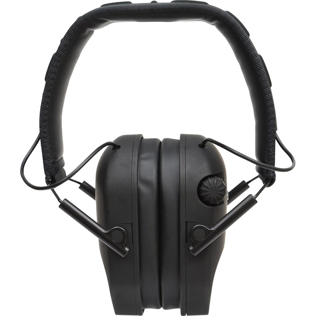 1002379 Vertex Slum Dual Mic Black Electronic Muff