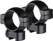 1403321 1 in. Medium Weaver & Pic Mount Quad Scope Rings